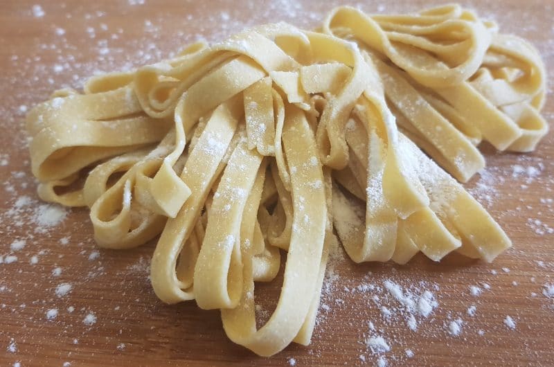 Selbstgemachte Bandnudeln