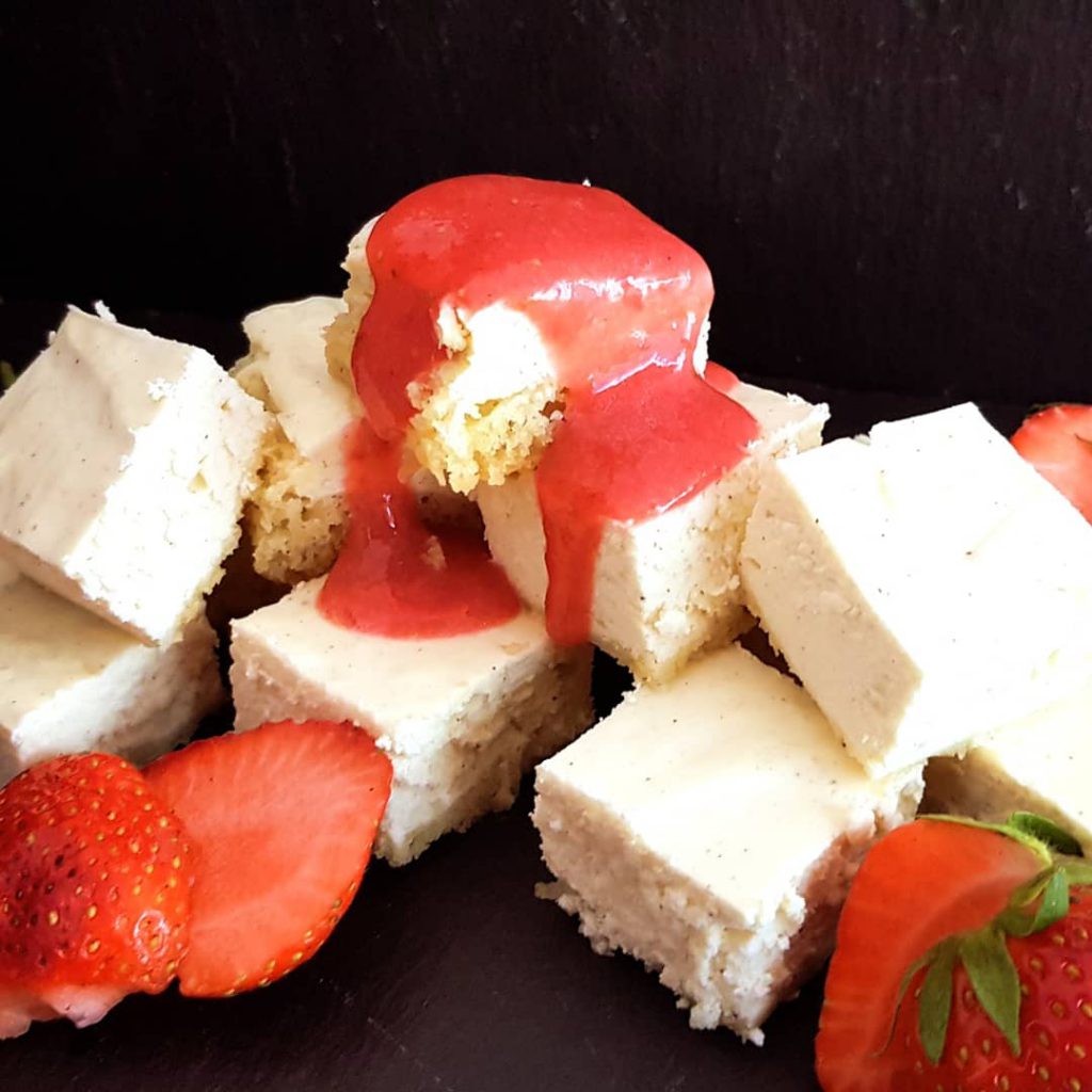 Cheesecake mit Erdbeeren