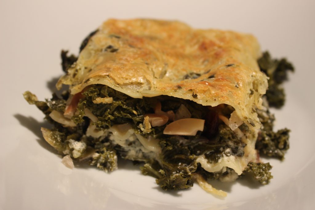 Grünkohllasagne