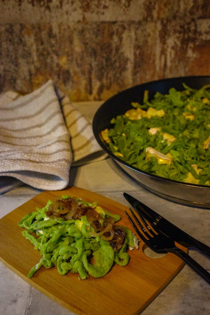 Käse-Bärlauch-Spätzle