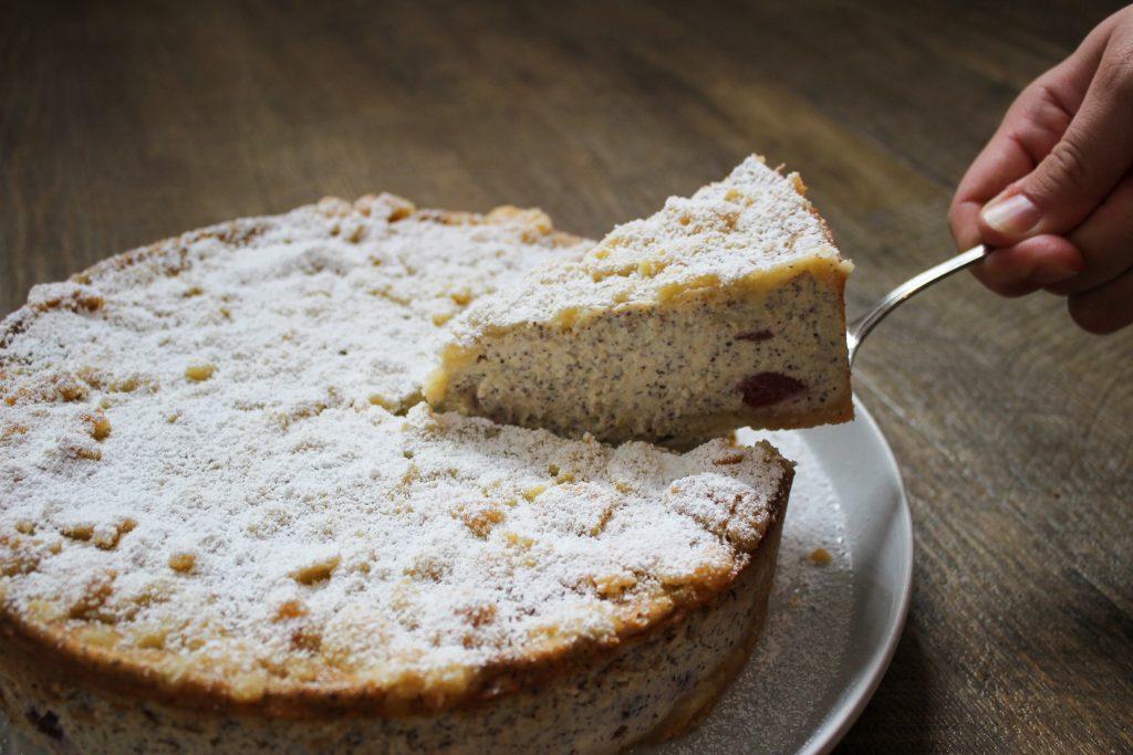 Mohn-Kirsch-Käsekuchen