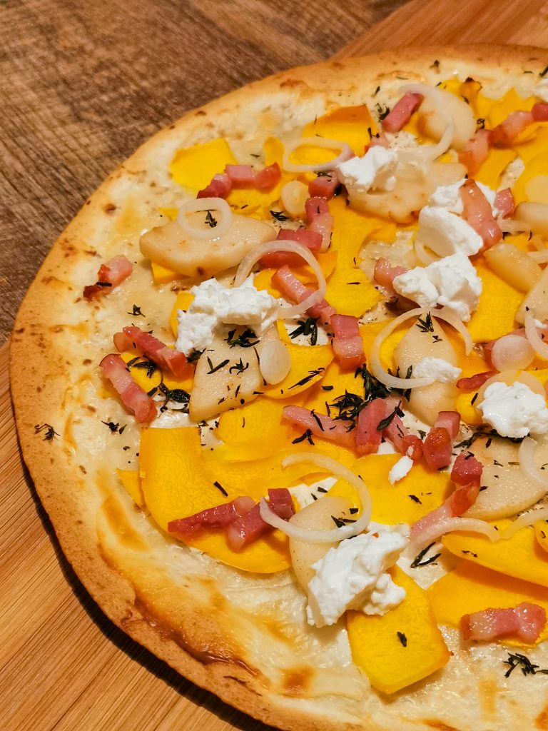 Kürbisflammkuchen
