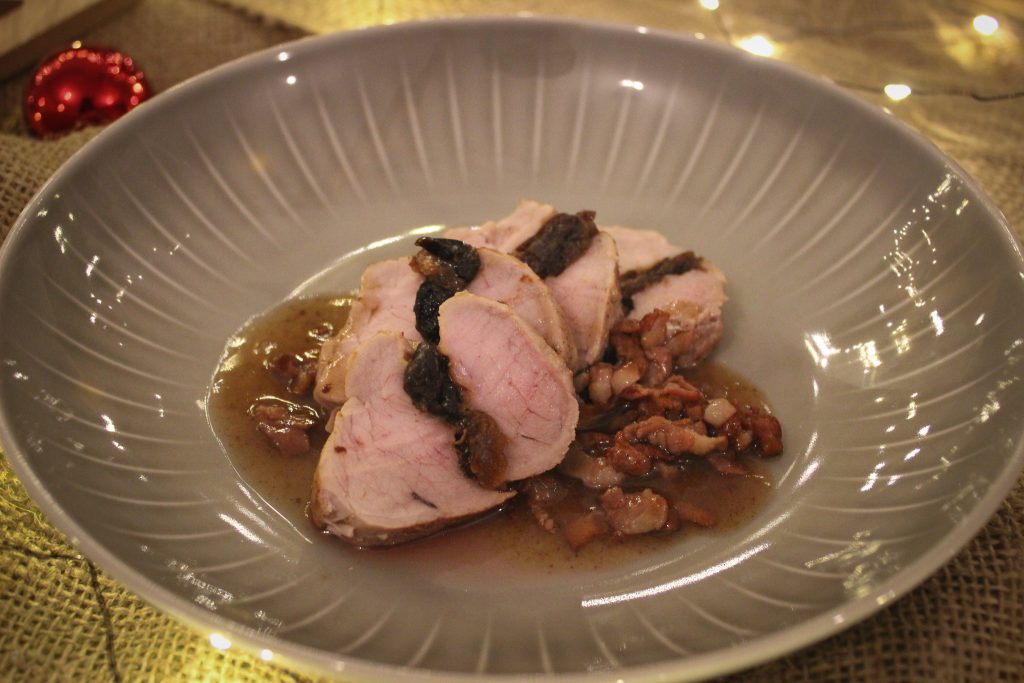 Gefülltes Schweinefilet