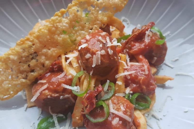 Hackbällchen in Tomatensauce